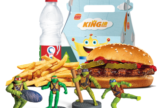 ארוחת ילדים עם צעצועי צבי הנינג'ה בברגר קינג (צילום: יח"צ)