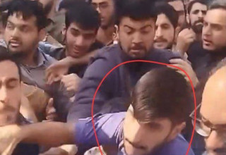 לינץ' באיש בסיג' באוניברסיטת טהרן (צילום: רשתות שימוש לפי סעיף 27,צילום מסך רשת X)