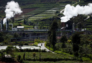 תחנת הכוח גיאותרמית (צילום: רויטרס)