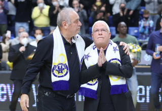 זכו לכבוד מהמארחת. שרף וגרשון (צילום: דני מרון)