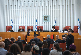 דיון בבית המשפט העליון (צילום: חיים גולדברג פלאש 90)