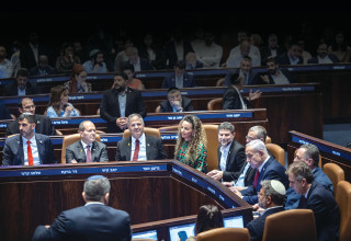 ישיבה של מליאת הכנסת (צילום:  יונתן זינדל, פלאש 90)