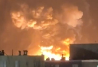 תקיפה באיראן (צילום: רשתות ערביות)