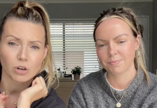 בנות דודות שגילו שהם אחיות מבגידה (צילום: מתוך טיקטוק)