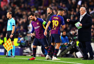 מוניר ומסי (צילום: Chris Brunskill/Fantasista / Contributor)