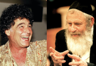 אורי זוהר, מאיר אריאל (צילום: משה שי פלאש 90, ראובן קסטרו)