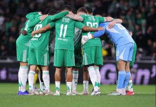 התקופה הטובה תימשך? שחקני מכבי חיפה (צילום: מאור אלקסלסי)