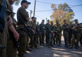 כניסת אוגדה 146 למשימת הגנה בגבול לבנון המערבי (צילום: דובר צה"ל)