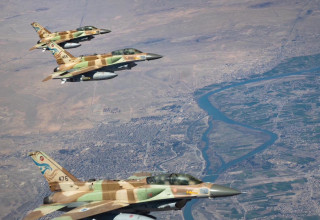 מטוסי חיל האוויר (F-16) בדרך לאיראן  (צילום: דובר צה"ל)
