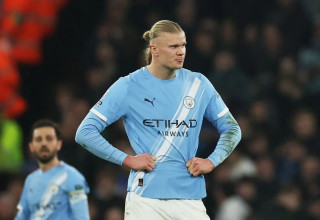 ארלינג הולאנד, חלוץ מנצ'סטר סיטי (צילום: רויטרס)