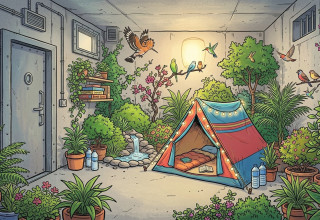 מקלט (צילום: AI)