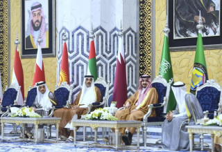 מנהיגי מדינות המפרץ בסעודיה (צילום: רויטרס)