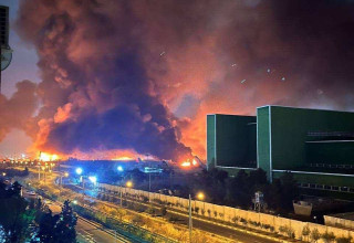 נמל התעופה הבין לאומי מהראבאד באיראן (צילום: רשתות ערביות)