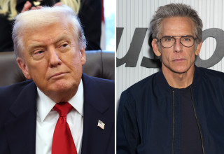 בן סטילר, דונלד טראמפ (צילום:  Anna Moneymaker/Getty Images,John Nacion/Getty Images)