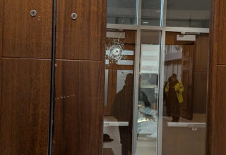 בית כנסת בטורונטו שנורה על ידי מחבלים (צילום: ללא)