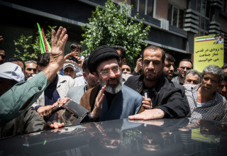 מוג'תבא חמינאי (צילום:  Rouzbeh Fouladi / Middle East Images / AFP via Getty Images)