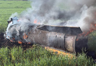 שברי יירוט (צילום: שימוש לפי סעיף 27א')