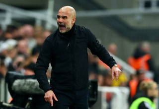 פפ גווארדיולה זועם (צילום: PAUL CURRIE / Contributor)