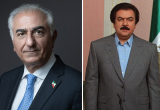 עלירזה ג'עפרזאדה, רזא כורש עלי פהלווי (צילום: JOEL SAGET / AFP via Getty Images,HASHEM RIDA/AFP via Getty Images)