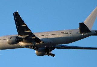 המטוס שהגיע מדובאי (צילום: דני שדה)