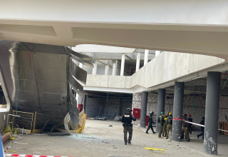 זירת פגיעה במרכז הארץ (צילום: שימוש לפי סעיף 27א')