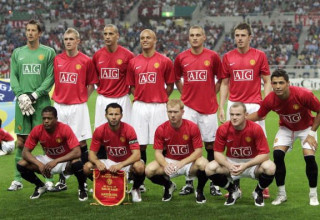 שחקני מנצ'סטר יונייטד. 2007 (צילום: Gettyimages)