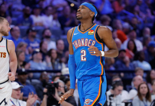 שיי גילג'ס-אלכסנדר במדי אוקלהומה סיטי (צילום: רויטרס)