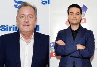 פירס מורגן, בן שפירו (צילום: Jason Mendez/Getty Images for FIJI Water, John Sciulli/Getty Images for Politicon)