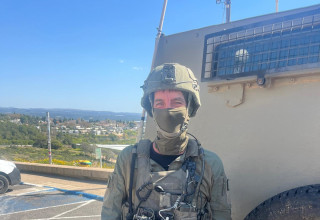 סא"ל ד', מפקד גדוד גבעתי בחטיבה 5 (צילום: אבי אשכנזי)