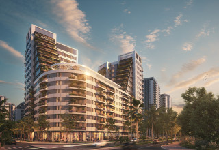 פרויקט זוהי תל אביב בשדה דב של לוינשטין מטרופוליס ומבנה (צילום: הדמיה: 3DVISION)