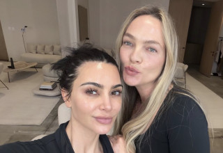 קרן ברטוב וקים קרדשיאן  (צילום: מתוך אינסטגרם)