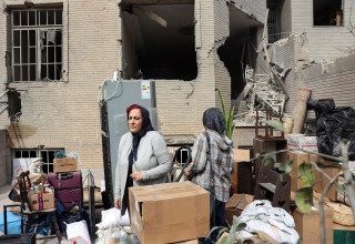 הרס באיראן (צילום: AFP via Getty Images)
