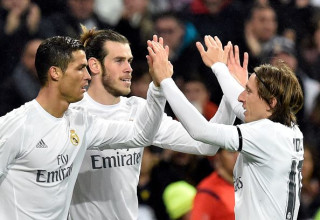 בייל מודריץ' ורונאלדו (צילום: Gettyimages)