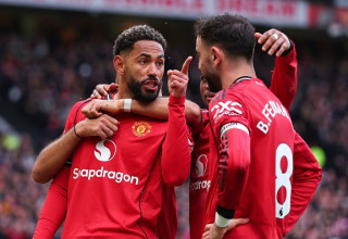 ברונו פרננדש ומתאוס קונייה (צילום: Marc Atkins / Contributor)