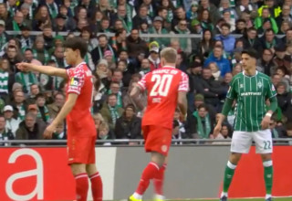 צפו בניצחון של מיינץ על ורדר ברמן (צילום: ספורט 1)