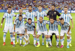 שחקני נבחרת ארגנטינה. 2014 (צילום: Gettyimages)