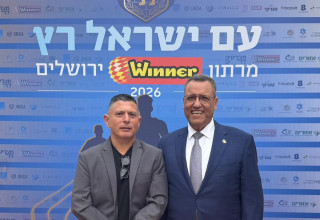 משה ליאון ומאיר ברדוגו (צילום: ארנון בוסאני)