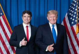 ג'ו קנט ודונלד טראמפ (צילום: צילום מסך מתוך X (לשעבר טוויטר))