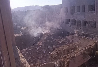 דירת המסתור בה חוסל עלי לריג'אני (צילום: רשתות ערביות)