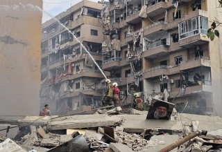 הרס באיראן (צילום: STR AFP via Getty Images)