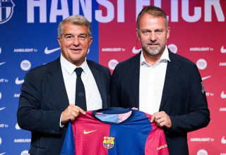 האנזי פליק וז'ואן לאפורטה (צילום: Eric Alonso)