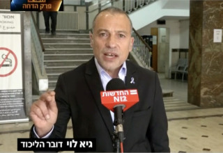 גיא לוי, דובר הליכוד (צילום: צילום מסך ערוץ 12)