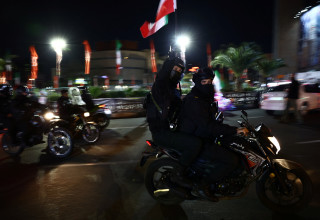 כוחות הביטחון באיראן (צילום: Majid Asgaripour/WANA via REUTERS)