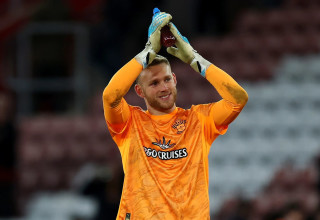 שוער סאות'המפטון דניאל פרץ (צילום: אימג'בנק  GettyImages, Robin Jones)