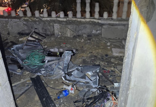 זירת נפילה בדרום השרון (צילום: שימוש לפי סעיף 27א')