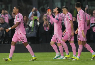 שחקן אינטר מיאמי ליאונל מסי (צילום: רויטרס)