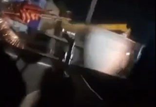 ירי לעבר כוחות בסיג' (צילום: צילום מסך)