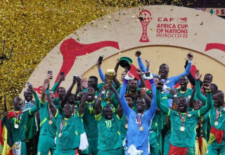 איזה ניצחון. סנגל חוגגת (צילום: רויטרס)