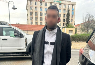 החשוד בגניבה שהתחזה לחרדי (צילום: דוברות המשטרה)