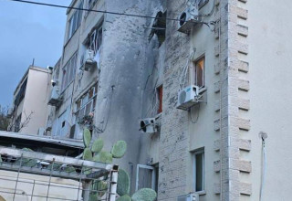 פגיעת טיל בקריית שמונה (צילום: שימוש לפי סעיף 27א')